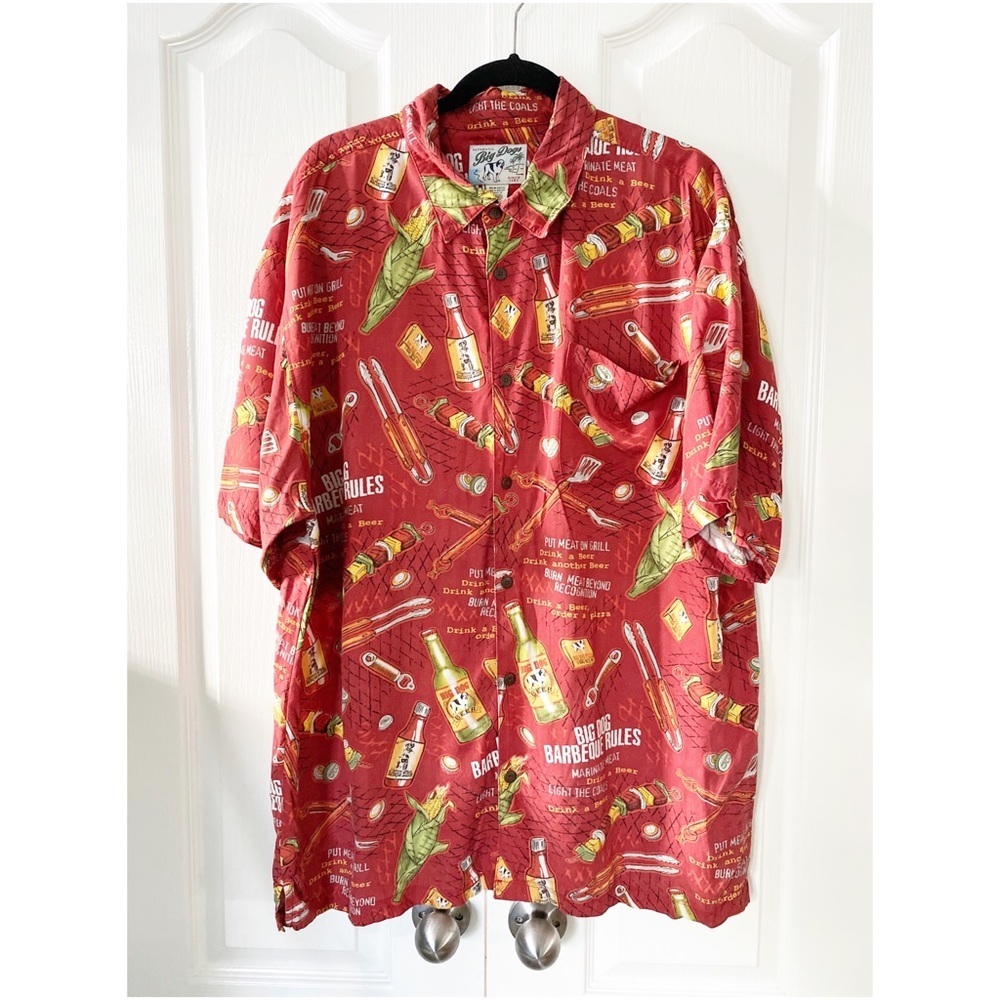 Big Dogs Authentic button down shirt XL Barbecue